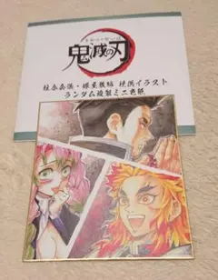 鬼滅の刃 柱合会議 蝶屋敷編 色紙