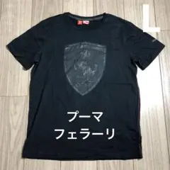 PUMA Ferrari フェラーリ プーマ ロゴ プリント 半袖 Tシャツ L