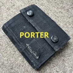 PORTER 二つ折り財布 ブラックのサムネイル