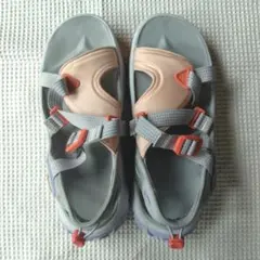 Nike ONEONTA スポーツサンダル グレー/オレンジ