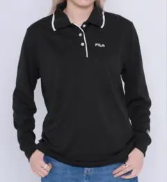 【FILA/フィラ】 長袖ポロシャツ ゴルフウェア