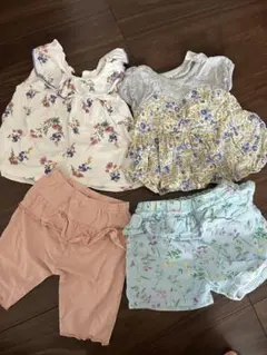 女の子　夏服　80 90 美品　4点セット
