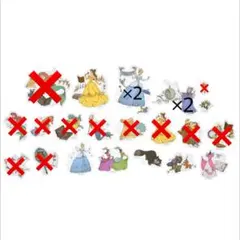 【ディズニーストア】ディズニープリンセス　ステッカーシール