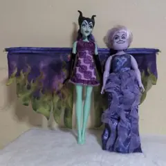 Disney✨ヴィランズマレフィセントとアースラのドールセット