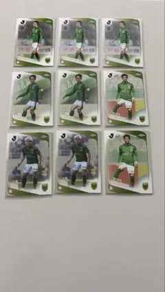 東京ヴェルディ Topps Chrome Jリーグ カード 9枚セット
