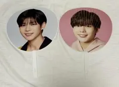 長尾謙杜 団扇 なにわ男子 2枚まとめ売り