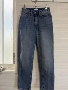 ハイウエスト デニムパンツ