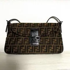 FENDI フェンディ ズッカ柄 マンマバケット ショルダーバッグ