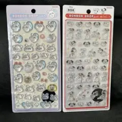 ボンボンドロップシール ちいかわ モモンガ 101匹わんちゃん ディズニー ミニ