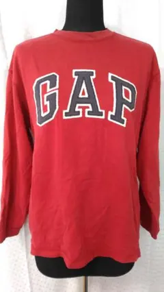 ア*ィ様 T1370 GAP ギャップ ビッグロゴ ワッペン 長袖 Tシャツ カ