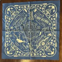 バンダナ　マリン　80s アメカジ　ヴィンテージ　ブルー　カウボーイ　お洒落