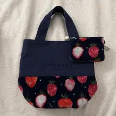 LOVERARY フェイラー ストロベリードット バッグ ポーチ