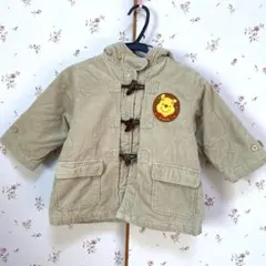 美品✨くまのプーさん　キッズ　アウター　95サイズ　フード・ポケット付き
