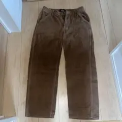 XLARGE ブラウン デニム　ワークパンツ 32inch