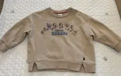 futafuta 子供　ディズニー　トレーナー　80