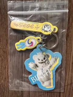 USJ ユニバ　ハミクマソウル　レザーキーホルダー チャーム　 ハロウィン