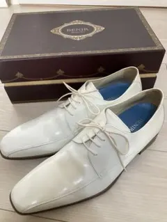 結婚式　新郎　BENIR ホワイトシューズ26cm