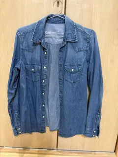 Gap1969 デニムシャツ ウエスタンシャツ インディゴ XS