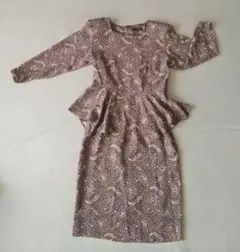 ＲＯＰＥ セットアップ　パーティ　結婚式に！　ペイズリー柄