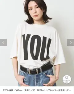 ウィムガゼット×キャサリンハムネットコラボTシャツオフホワイトのサムネイル