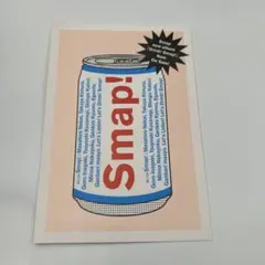 Drink! Smap! ポストカード　2002年キャンペーン スマップ　缶のサムネイル