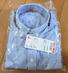新品未開封UNIQLO　水色 ワイシャツ 110サイズ