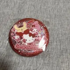 サンリオキャラクターズ　キラキラ BIG 缶バッジ