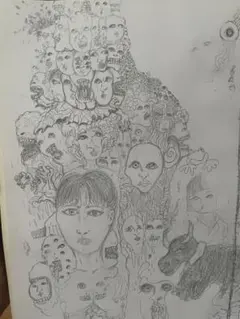 模写；ダリ「記憶の固執」F6号 油彩肉筆画 - メルカリ