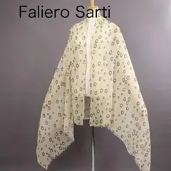 H6113-28◾️ファリエロサルティ　ドット柄大判ストール