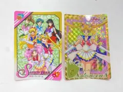 アマダ 2枚組 セーラームーン トレーディングカード 1995年製