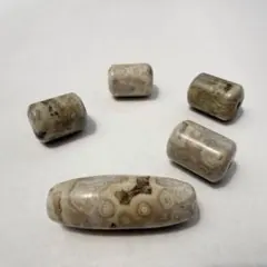 漢代 蜻蜓眼 T琉璃珠 五枚 セット 古珠 古美術 時代物 希少品 