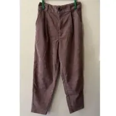 GU コーデュロイタックテーパードパンツ S