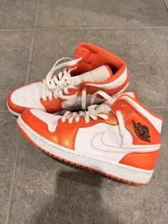 AIR JORDAN 1 MID SE ELECTRO オレンジ 27cm