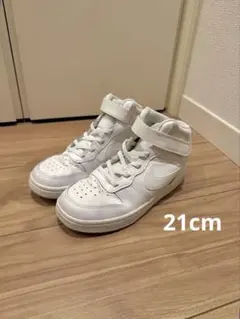 NIKE COURT BOROUGH MID 2 GS 21cm ハイカット 白