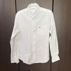 LACOSTE スリムフィット ホワイト ポロシャツ US S