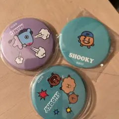 BT21 缶バッジ shooky シュキ Mang マン
