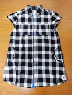 X-GIRL チェック柄 シャツワンピース