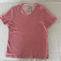 Bershka ピンク Vネック Tシャツ XLのサムネイル