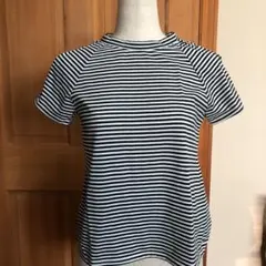 GU レディース ボーダー Tシャツ L