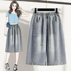 ポケット付き ショートパンツ カジュアルパンツ 着痩せ オシャレ 夏にぴったり