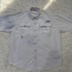 00s Columbia PFG フィッシングシャツ ホワイト 白のサムネイル
