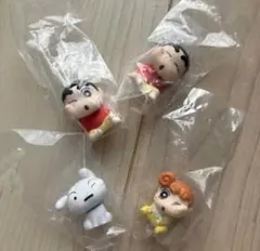 4個　ほぺむにゅクレヨンしんちゃん　ガチャガチャ　セット