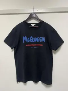 Alexander McQueen ロゴ Tシャツ ブラックのサムネイル