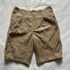 ビューティ＆ユース コーデュロイ ショートパンツ S ライトブラウンのサムネイル