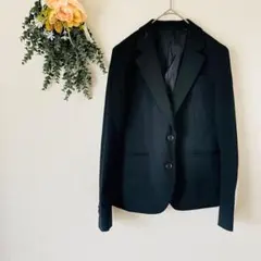 UNIQLO ユニクロ テーラードジャケット / ブラック 黒 スーツ
