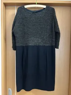 ◆セブンIDコンセプト⭐︎七分袖ひざ丈ワンピース