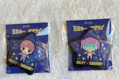 銀河特急 ミルキー☆サブウェイ 星形ドットアート缶バッジ カート　マキナ