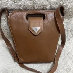 renoma レノマ　ショルダーバッグ　レザー　ブラウン