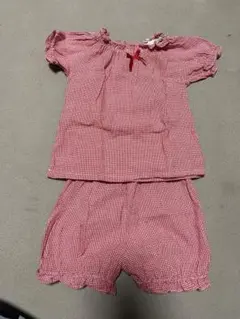 パジャマ　半袖　夏　赤　女の子