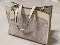 COACH コーチ 2WAY トートバッグ フィールドトート アイボリー